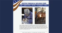 Desktop Screenshot of bostonforgingandwelding.com